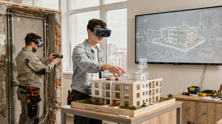 VR и AR в обучении архитекторов и специалистов по ремонту